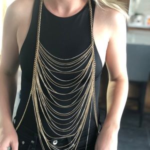 Bebe bodychain new with tags